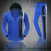 Trainingsanzugs armani pas chere cool couleur bilaterale hoodie bleu,armani Trainingsanzug inter milan 2018 jeep